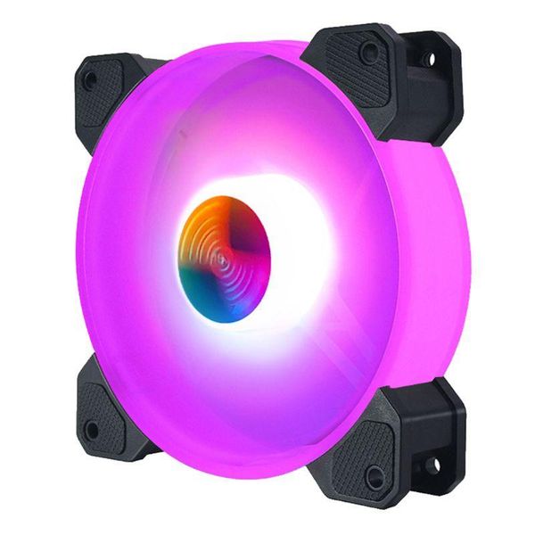 

lapcooling pads h55f 12cm deskpc computer case fan with led lights color changing rgb chassis controller remote control
