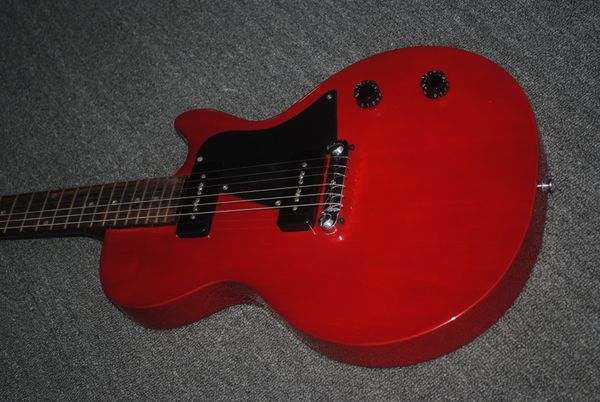 

custome electric guitar gold hardware rosewood fingerboard mahogany body red color guitarra