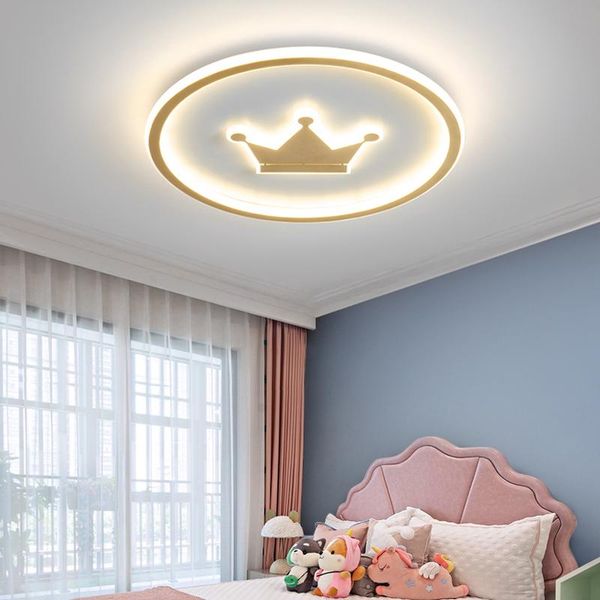 

chandeliers led chandelier lights for girl bedroom study living room kitchen hall indoor lamps crown shaped kid dimmable ac110v 220v