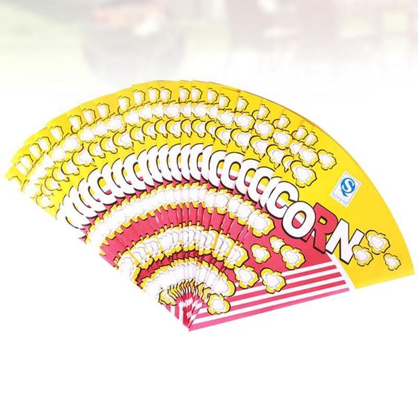 

gift wrap 100pcs popcorn paper bags with tapered tips treat for candy
