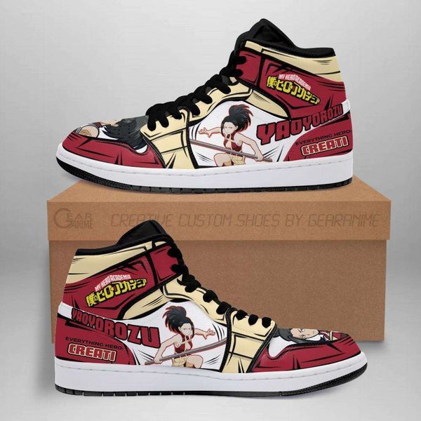 

momo sneakers custom my hero academia anime sport shoes 2021