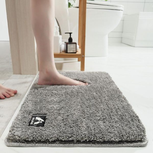 

cake velvet household doorway bedroom carpet mat bathroom thicken anti-slip absorbent foot bath mats