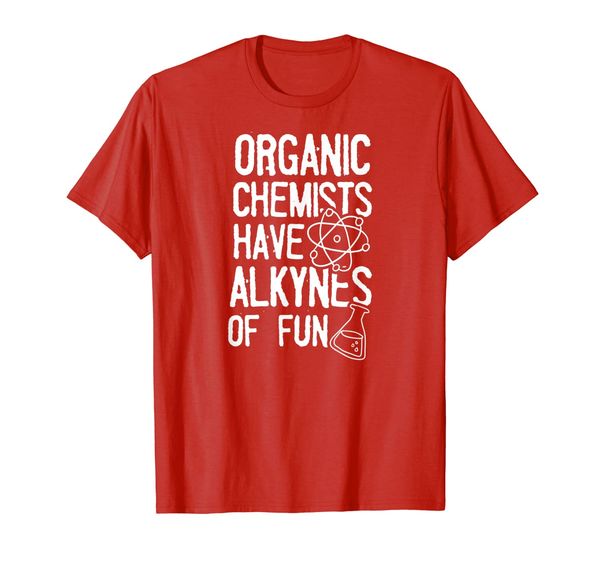 

organic chemistry design have alkynes of fun gift t-shirt, White;black