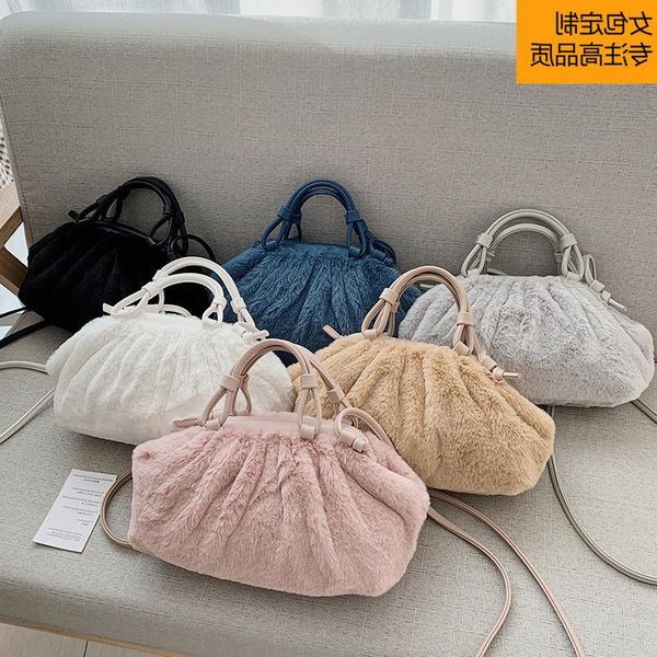 

winter bag female and plush cloud portable one-shoulder diagonal autumn lfeep