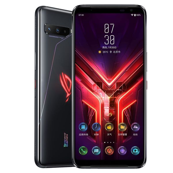 Cellulare originale ASUS ROG 3 5G da gioco 12 GB RAM 128 GB 256 GB 512 GB ROM Snapdragon 865 Plus Octa Core Android 6.59 