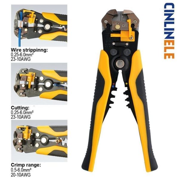 

stripping pliers automatic 0.25-6.0mm cutter cable scissors wire stripper & crimp tool multi precision 1