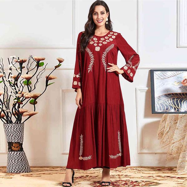 

abaya dubai turkey muslim hijab long dress islam dresses for women clothing vestido robe longue femme caftan kaftan moroccan, Red