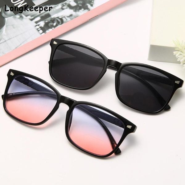 

fashion square sports sunglasses men vintage plastic male sun glasses women stylish black sport shades uv400 gafas de sol, White;black