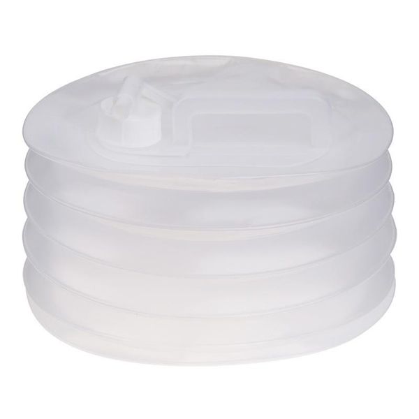 

outdoor bags portable car camping plastic collapsible 10l water bucket compression expansion bottle kettle foldable