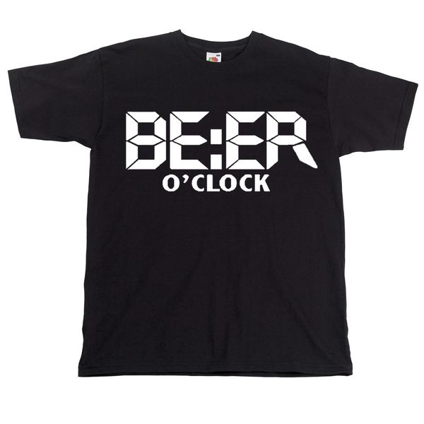 

beer o'clock tshirt beer t shirt fun cheeky tee great gift idea, White;black