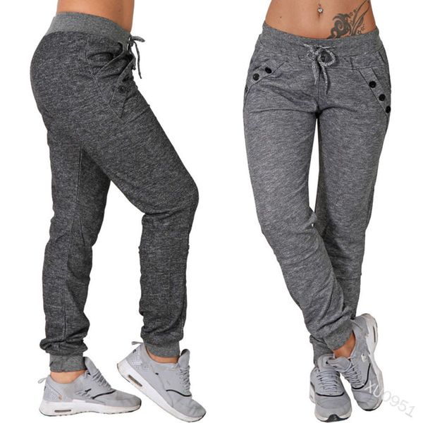 

2021 spring and autumn new trend lace up large loose casual sports solid leg pants women's xu0951, Black;white