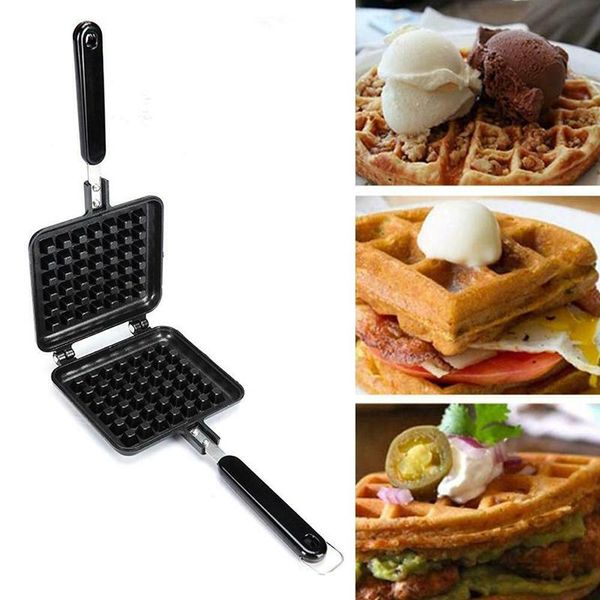 

baking moulds home kitchen non-stick lattices cake pancakes machine mold long dishes waffle d1