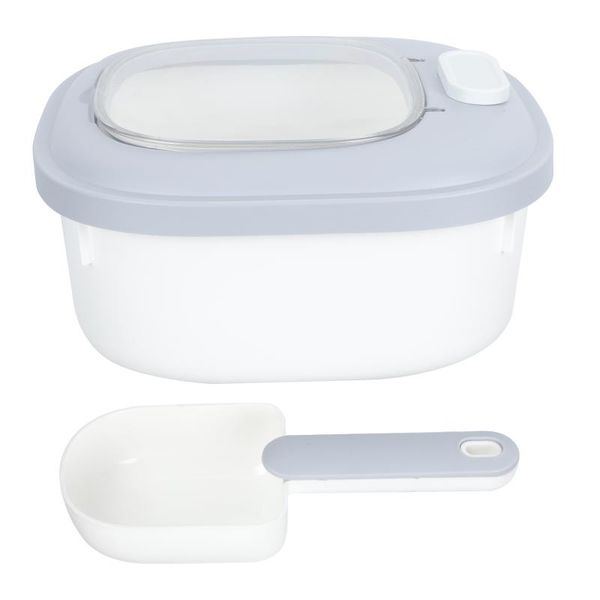 

storage bottles & jars 1 set multi-function rice container bucket sealed home box