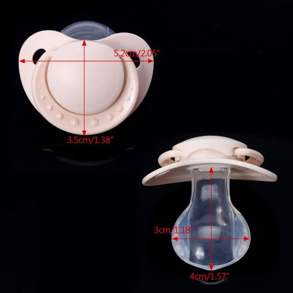 

pacifiers# 2021 custom big size food grade silicone pacifier funny parent-child toys dropship