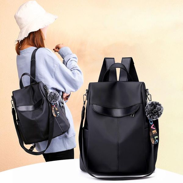

ladies fashion simple backpack college wind youth female student school bag handbag
