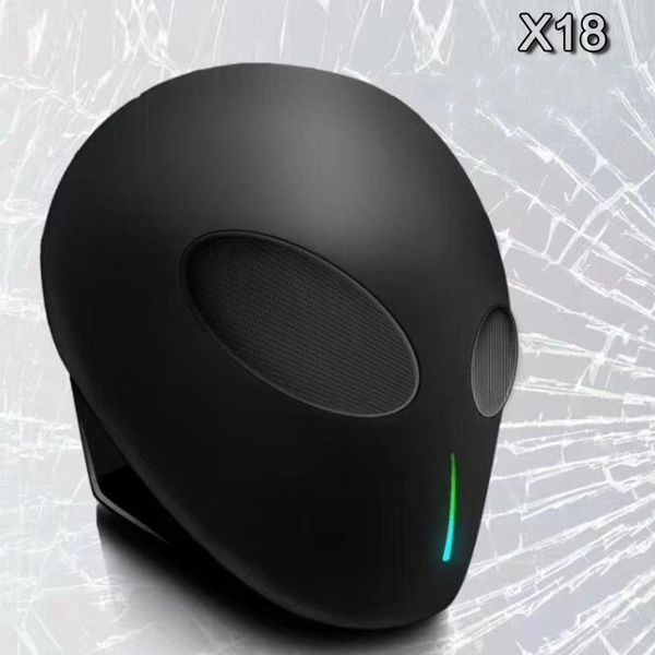 

mini speakers alien portable speaker wireless bluetooth 10w subwoofer support fm radio/aux/tf/usb music center sound column