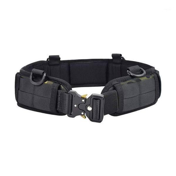 

cords, slings and webbing molle waist belt tactical outdoor combat soft padded cs multi-use equipment hunting adjustable battle1