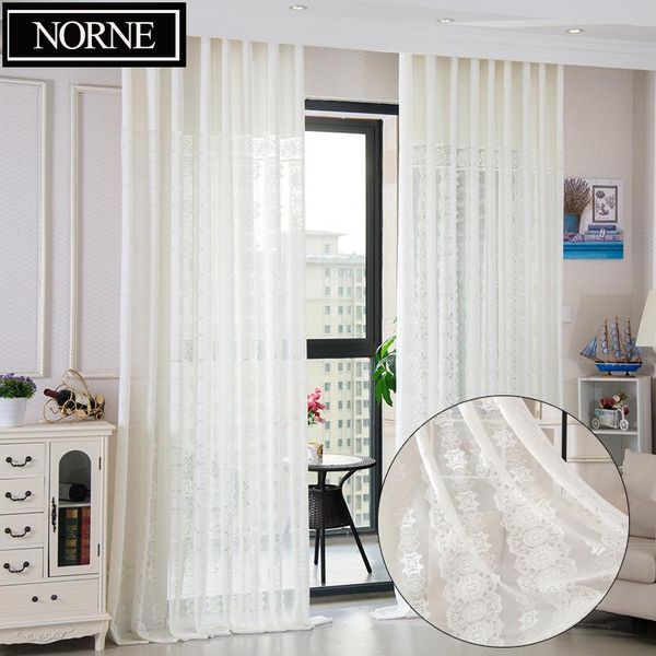 

curtain & drapes norne decorative semi jacquard lace curtains for living room bedroom door geometric tulle voile treatment window sheer