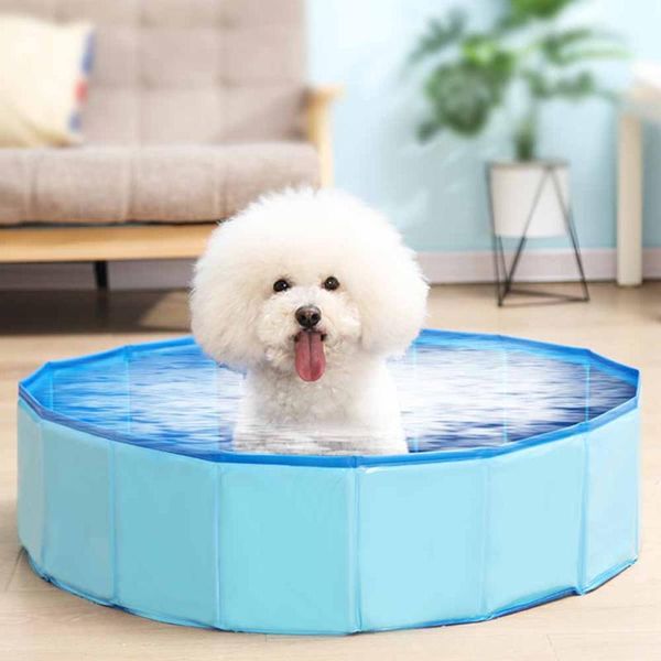 

kennels & pens foldable dog pool pet bath summer outdoor portable swimming pools indoor wash bathing tub collapsible bathtub for dogs cats k