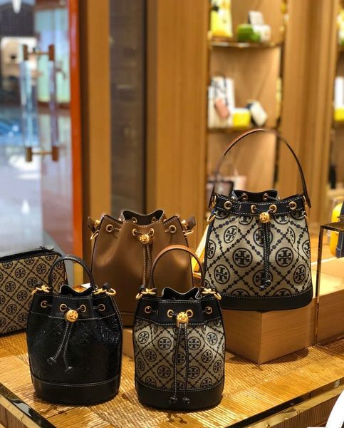 

women's bag drawstring bucket printed hand one shoulder diagonal span purse