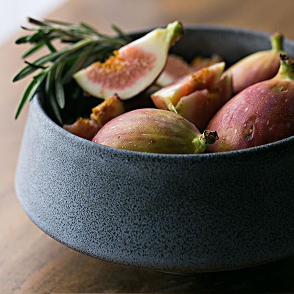 

porcelain bowls arrive design high foot noodle storage jar large size