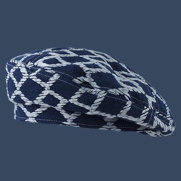 

berets casual women beret hat fashion classic french style cabbie beanie ivy girl flat driving street winter spring sboy, Blue;gray