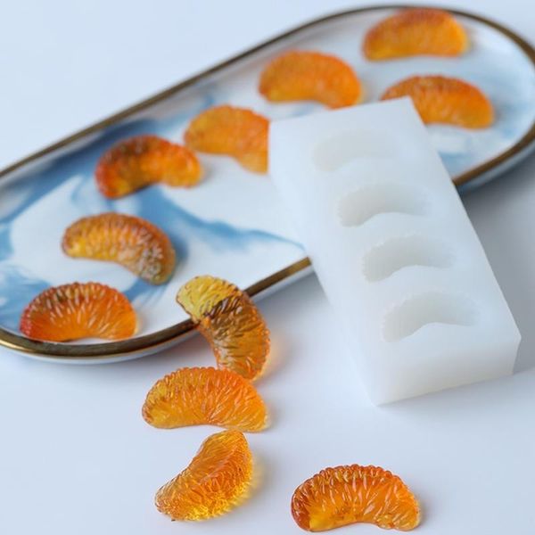 

orange petal silicone molds for soap candle making dessert baking mould ornaments home decoration craft tools