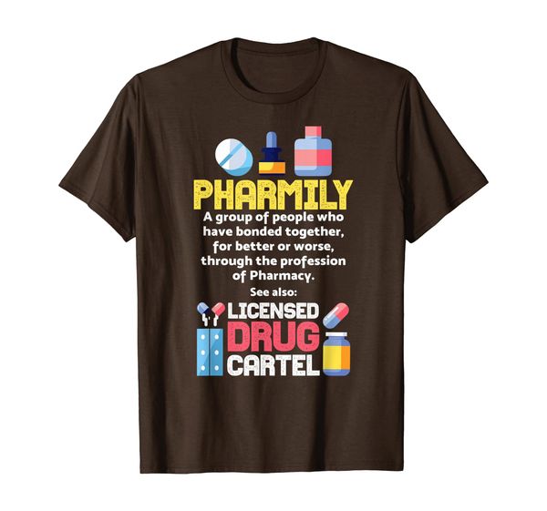

pharmacy technician gift for a pharmacist t-shirt, White;black