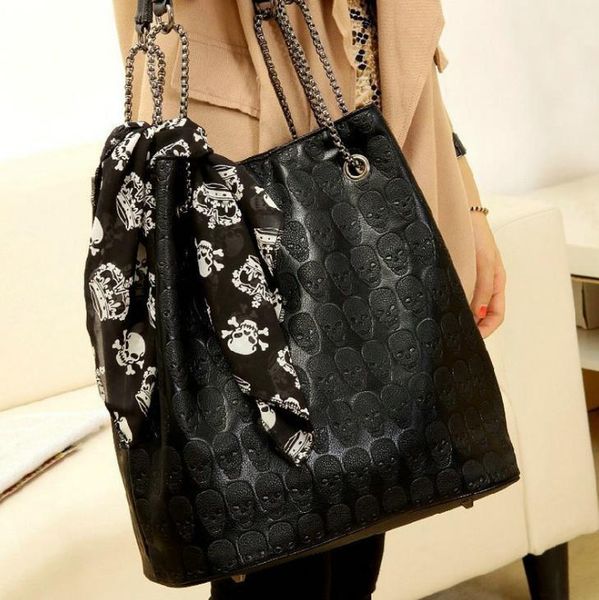 

totes chain bag cute trendy scarf casual women's shoulder bags