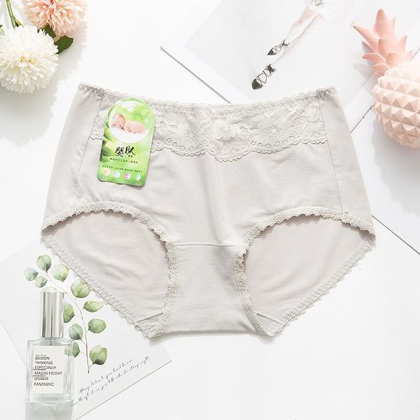 

women's panties pure cotton underwear female modal lace ultra-thin antibacterial breathable mid-waist summer briefs shorts head, Black;pink