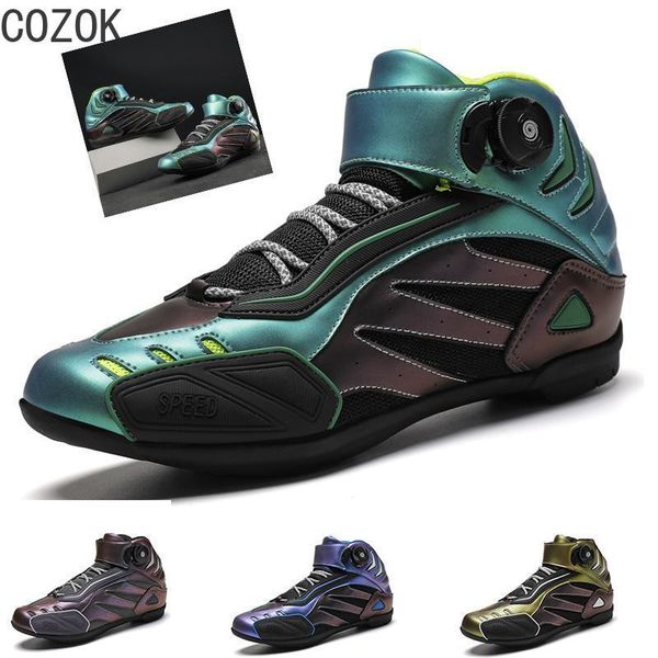 

cycling footwear shoes men's motorcycle mountain power-assisted bicycle road lock-men and women, Black