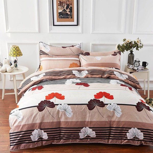 

bedding sets 1 piece colorful flower duvet cover with zipper cotton quilt or comforter and soft pastoral printing 2021