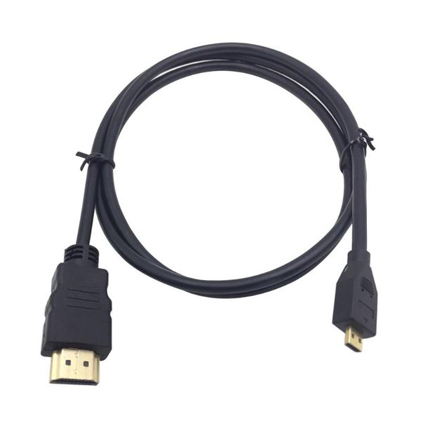 

audio cables & connectors 1m portable signal transmission high speed stable cable durable 4k black home video adapter hd for raspberry