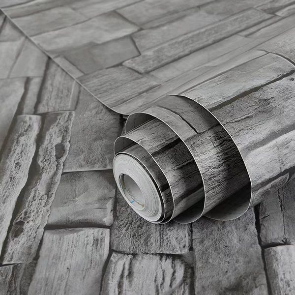

wallpapers imitation 3d brick stone pattern self-adhesive wallpaper pvc student dormitory wall decoration three-dimensional