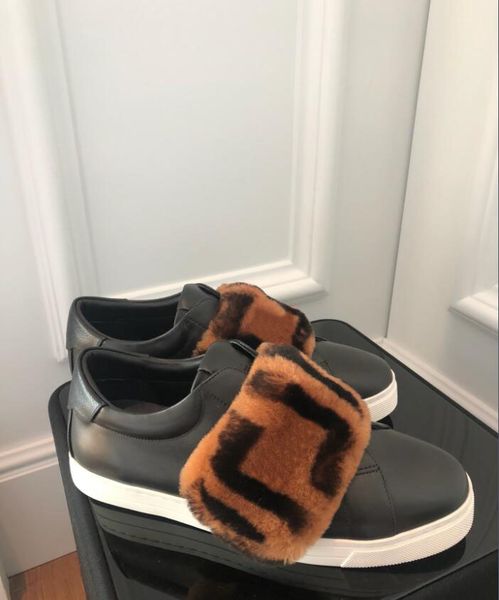 

2022 signature shoes force rise sneakers brown tech fabric low fabric flatforms leather women luxury designer trainers size 35-41, Black