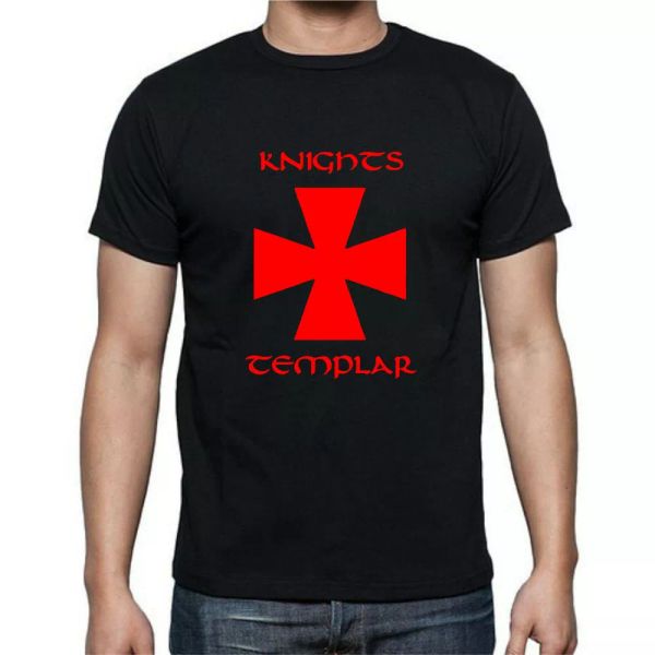 

knights templar catholic military t shirt tee, White;black
