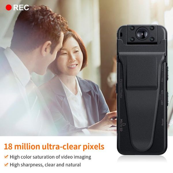 

hd mini digital camera pen body wearable portable dvr small dv camcorder camara cameras