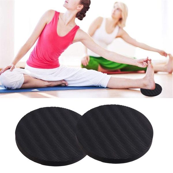 

fitness anti slip yoga knee plack cushion pilates workout home training tool thickened round pad push-up mat drop mats