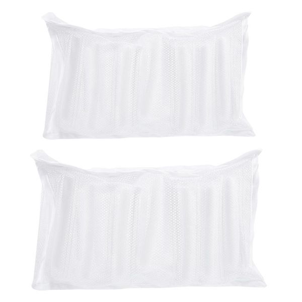 

storage bags 2pcs laundry mesh for shoes reusable wash net with durable zipper #h15