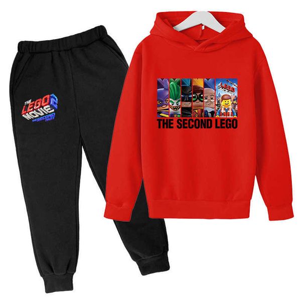 Frühling Herbst Kinderanzug Spiel Hoodie Sets für ein Mädchen Jungen Kinder Winter Ein Anzug Kleidung tragen Street Style Sportswear X0802