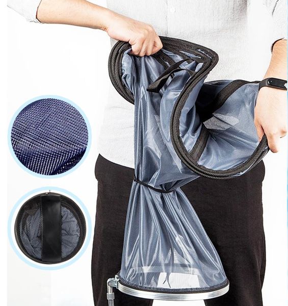 

lawaia foldable fish cage anti-hanging fishing net pocket bag protecting woven quick-drying retractable tools accessories
