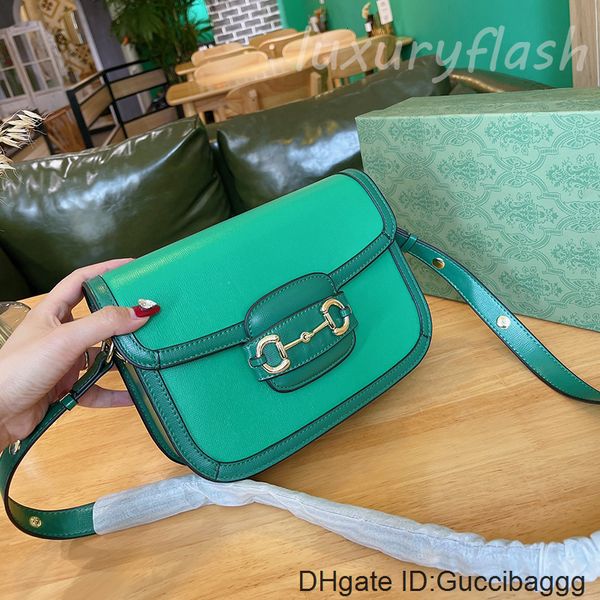 

2021 latest color matching messenger bag horsebit fashion simple ladies shoulder bags luxurys designers purse high-quality leather pocket