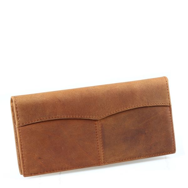 

wallet selling men's long crazy horse skin leather, Red;black