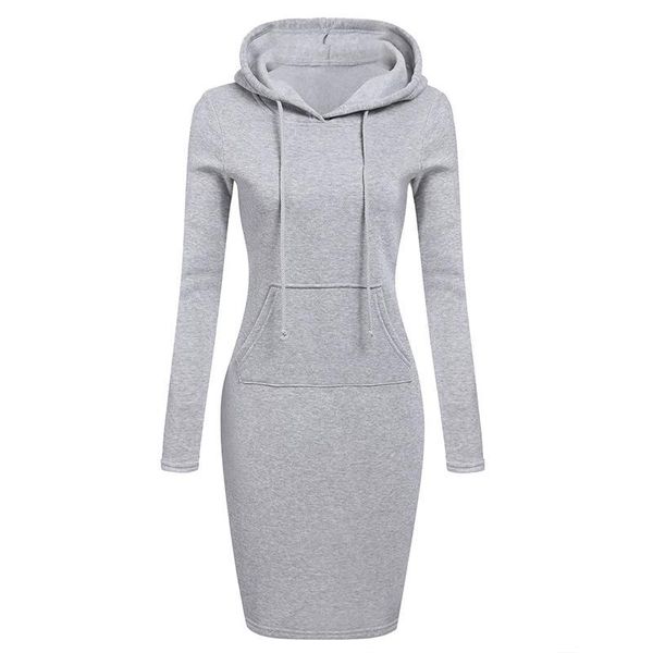 

women's hoodies & sweatshirts autumn long women sweatshirt solid sleeve casual female slim highstreet wear sj724p, Black