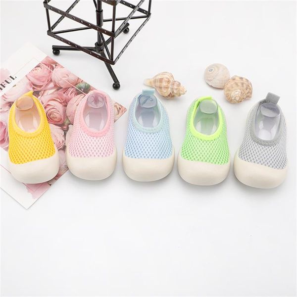 

first walkers baby elastic socks shoes indoor outdoor children's breathable big mesh learning step soft bottom