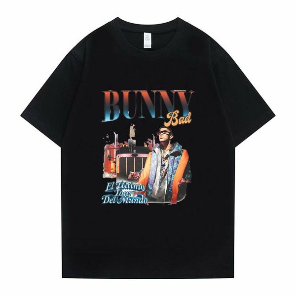 

men's t-shirts hip hop bad harajuku rapper men women tshirt fashion t-shirt short sleeve mens aesthetic loose tees, White;black