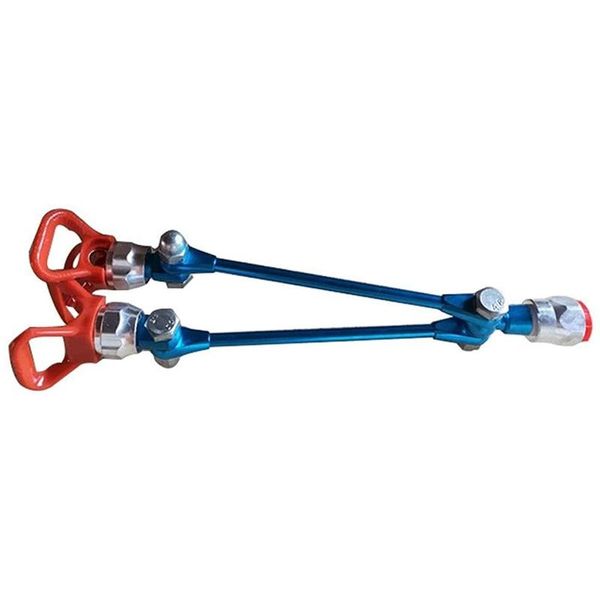 

professional spray guns airless spraying machine accessories double nozzle adjustable angle width tool