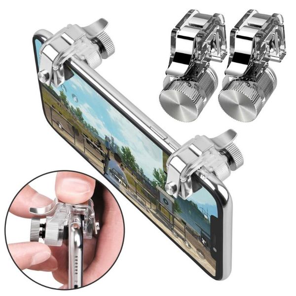 

game controllers & joysticks l1r1 2pack gaming trigger mobile phone gamepad fire button handle grip shooter controller for pubg drop