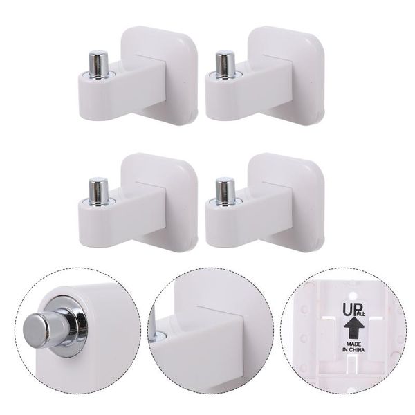 

hooks & rails 4pcs self adhesive shower hanger towel hanging hook for wall