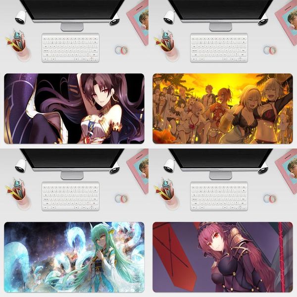 

mouse pads & wrist rests fate grand order large pad gaming mousepad anti-slip natural rubber locking edge mat